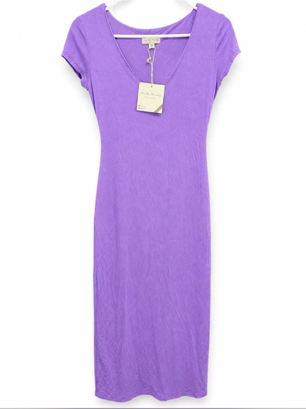 See You Monday Los Angeles Purple Maxi Dress – NWT